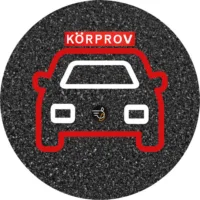 Bokningssida för att hyra en bil till uppkörningsprovet hos Bdriver.se Trafikskola. Bilden visar en modern Volvo XC-40 med texten 'Boka och betala för bil vid uppkörningsprov - säkerställ din uppkörning med Bdriver.se.' Produkten är tillgänglig för direktbokning online.